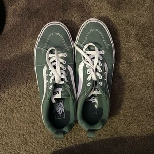 Very lightly used green VANS